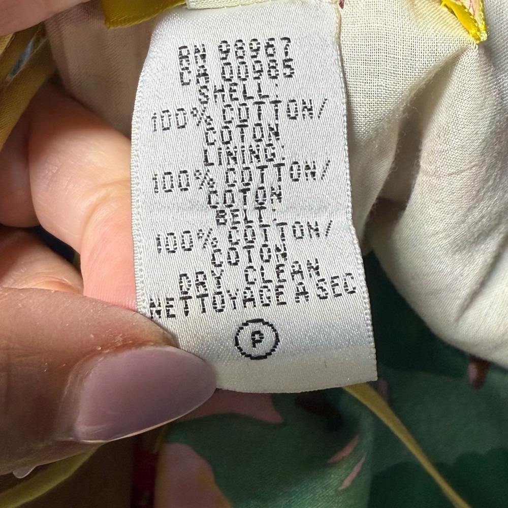 Cathrine Malandrino Patchwork Dress 100% Cotton - Picture 4 of 4